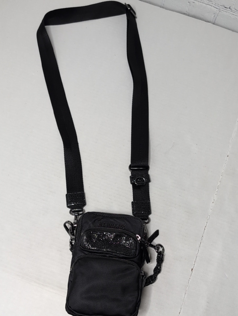 MZ Wallace Micro Bowery Crossbody Bag Nylon